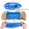 YWSHF Mop Slippers Shoes Cover Dust Duster Slippers Foot Socks Hair Cleaners Sweeping Microfiber Mop Cleaning Floor House Office Bathrron Kitchen Washable Reusable 8 PCS 4 Pairs