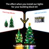 Kyglaring LED Lighting Kit (No Model) Designed for Lego Christmas Tree 40573 Building Kit Decoration Holiday Model Building Set - Without Lego Set(Classic Version)