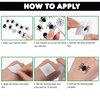 100 PCS Cute Funny Halloween Spider Temporary Tattoos Sticker Birthday Decorations Spider Web Bat Boo Day Halloween Festival Black Carnival Themed Party Favors Supplies Cute Boy Girl Adult Gifts