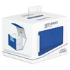 Ultimate Guard Sidewinder Synergy 100+, Deck Box for 100 Double-Sleeved TCG Cards, Blue/White, Magnetic Closure & Microfiber Inner Lining