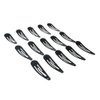 120 Pack 2 Inch Black Color Barrettes Women Metal Snap Hair Clips Accessories