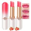 BINGBRUSH 2 Pcs Strawberry Color Changing Lipstick Queen,PH Mood Long Lasting Labiales Lip Gloss Lip Balm Tinted Magic Lip Stain Makeup Moisturize Lipstick Set for Women