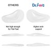 Dr. Foot's Arch Support Insoles for Flat Feet, Plantar Fasciitis, Relieve Pain for Women and Men - 4pcs