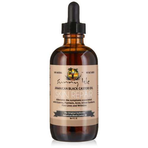 Sunny Isle Jamaican Black Castor Oil Skin Repair, Brown, 4 Fluid Ounce