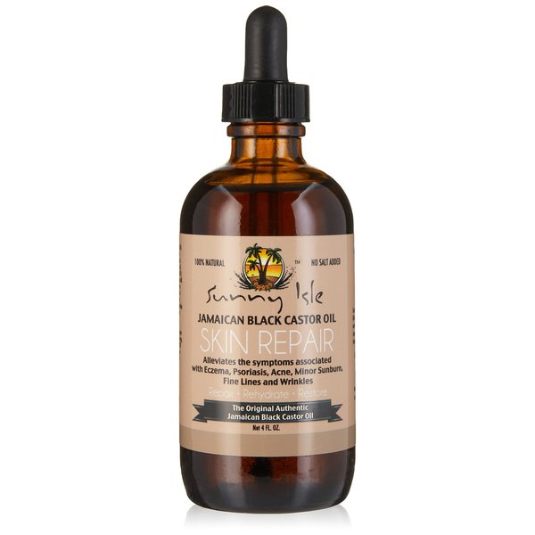 Sunny Isle Jamaican Black Castor Oil Skin Repair, Brown, 4 Fluid Ounce