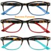 Success Eyewear Reading Glasses Set of 3 Great Value Spring Hinge Readers Men and Women Glasses for Reading +1.75