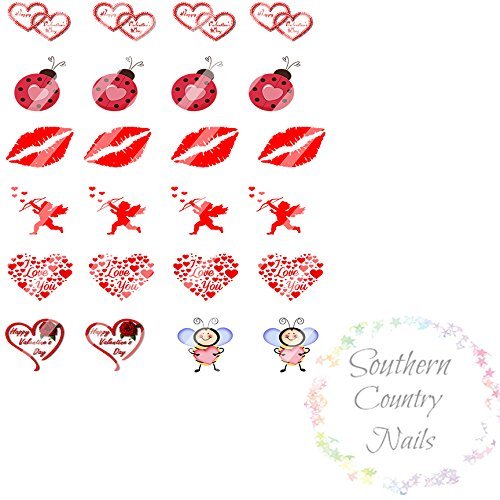 Valentine Nail Art Decals