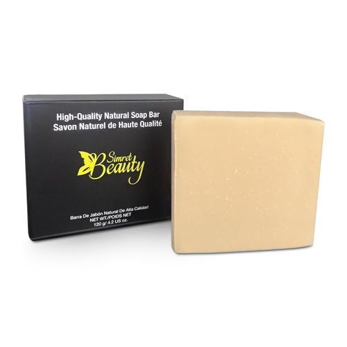 Simret Beauty Coconut and Shea Butter Soap for All Skin Types, Organic Soap Bar with Goat Milk Formula, 100% vegan Chemical-Free Coconut Soap, Shea Moisture Bar Soap for Face & Body 4.2 oz