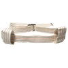 2 Looped Handles 60 inches Physical Therapy Gait Belt and Metal Buckle Beige Color