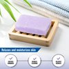 T.Taio Esponjabon Soap Sponge - Cleansing Shower Scrubber - Cleaning Bath Wash Scrub - Oil Removal - Massage & Lather Foot, Elbow, & Face - Bathroom Accessories - Fresh Lavender Scent