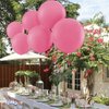 PMU Premium Latex Balloons - Jumbo Size Balloons for Birthdays, Wedding Parties, Baby Shower, Indoor & Outdoor Party Events & Decoration Supplies - Made in USA, 36 Inch Flamingo Pink, Pkg/3