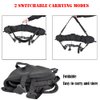 ZSHJGJR Archery Compound Bow Sling String Protector Compound Bow Cams Sling Case Carrying Shoulder Strap Holder Compound Bow Accessories for Outdoor Hunting (black)