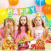 Suzile 6 Pcs Pizza Party Decorations Wooden Pizza Centerpieces Pizza Table Decorations Pizza Birthday christmas Party Favors Decorations for Home I Love Pizza Gifts Baby Shower Party Supplies