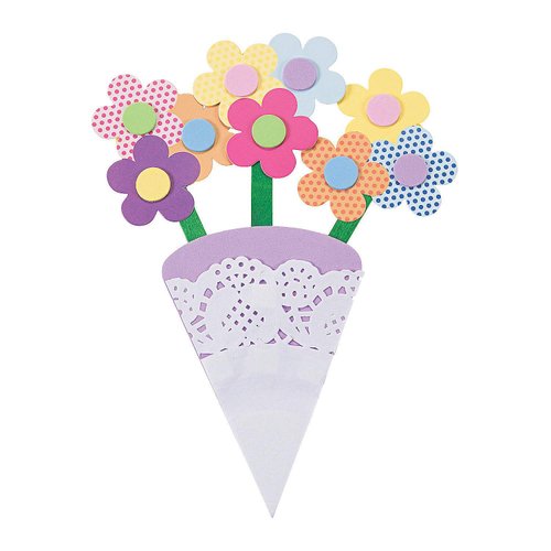 Spring Bouquet Craft Kit - Crafts for Kids and Fun Home Activities