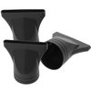 Ipetboom 3pcs Black Professional Plastic Hair Dryer Diffuser Hairdressing Salon Styling Tool Dryer Nozzle Replacement Black Hair Dryer Diffuser Nozzle,Replacement Narrow Concentrator, 8X7.5cm