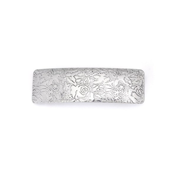 KKJOY Vintage Roses Metal Barrettes Hair Clips Hand Crafted Spring Clip Hair Pin Headpieces Wedding Bridal Hair Accessories for Women Girls