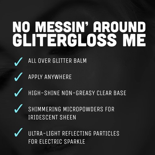 Skingasm All Over Glitter Balm - The Sexiest Sparkle - Glitter for Your Lips, Eyes, Face, Body & Hair - Cruelty- Free- Glitter Eyeshadow - Vegan Makeup -Leave The Lights On (Gold)