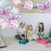 DIADARL Butterfly Birthday Party Decorations Butterfly Foil Balloons for Children's Party Birthday Decorations Foil Balloons Girl Birthday Party Butterfly Party Spring Theme Decoration