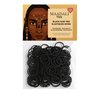 Black Small Elastic Hair Ties for Thick, Curly & Afro Hair – 300 Durable Rubber Bands for Braids, Ponytails & Protective Styles – Strong, No-Breakage Hair Elastics for Women & Girls – by MAADALI