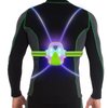 LED Reflective Running Vest Lights for Runners, Running Lights with Front Light, Safety USB Rechargeable Reflective Night Lights For Men/Women Running Walking Cycling, Three Light Modes with 7 Colors