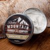 Shaving Cream for Men with Sandalwood Essential Oil - Thick Lather for Traditional and Cartridge Shaving - by Rocky Mountain Barber Company – 5oz Tin