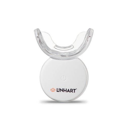 LINHART Teeth Whitening Kit with LED Light - Tooth Whitener Gel, Professional Dental Whitening Gel Syringes with 35% Carbamide Peroxide and 16-Led Whitening Light - No Sensitivity, Whitens Teeth