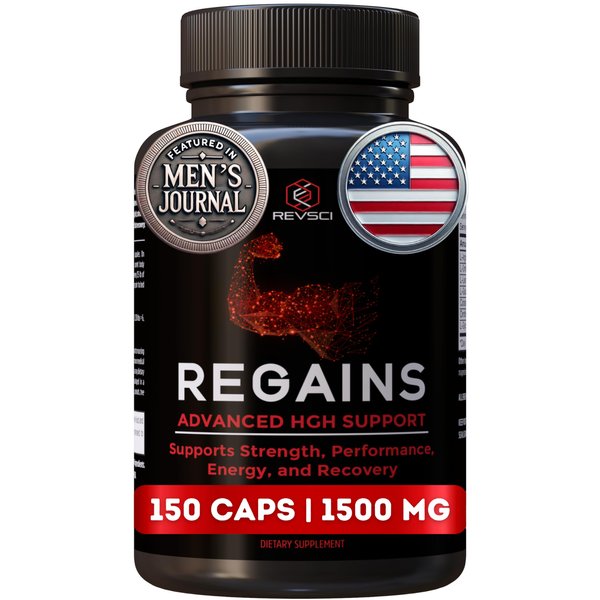 HGH Supplements for Men & Women - Regains Natural Anabolic Muscle Growth Building & Human Growth Hormone for Men, Muscle Builder for Men, Muscle Recovery Post Workout Supplement, 150 Protein Pills