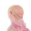 IMSTYLE Pink Lace Front Wigs Long Wavy Synthetic Wig for Women Natural Hairline Mera Cosplay Party Halloween Heat Resistant Hair 26inch