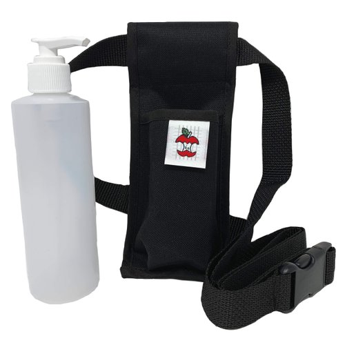 Core Products 8oz Pump Bottle with Holster for use with Oil, Lotion, Hand Sanitizer