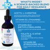 1Q Focus – Liquid Cognitive & Brain Support Drops for Kids | Acetyl L-Carnitine + B1, B6, B12 & Folate | Sugar-Free, Vegan, Non-GMO, Gluten-Free | Advanced Absorption | 2 fl oz 30 Servings