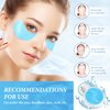 PITHER Under Eye Patches for Dark Circles, Eye Masks for Puffy Eyes Wrinkles Under Eye Bags Firmness 30 Pairs Skin Treatment Pads with Hyaluronic Acid and Collagen Women Men (Blue)