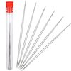 Shappy 6 Pieces Big Eye Beading Needles with Needle Bottle (3 inch)