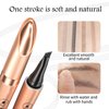 2024 New Magic Eyebrow Pencil: 3D Waterproof Eyebrow Pen for Long-Lasting Wear, Delicate Microblading Eyebrow Pencil for Fine Natural Strokes (Grey)