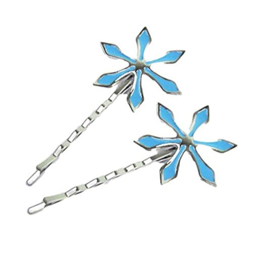 GK-O 1pair Inoue Orihime Hexagon Snow Hairpin Hair Clip Cosplay Costume Accessories Medium