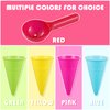 Toddmomy Toodler Toys 10 Pieces Plastic Ice Cream Cones Scoop Outdoor Beach Toys Set Kids Sand Mold Set Seaside Play Sand Toys for Kids Outdoor Toys
