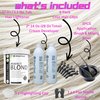 Perfect Blond 17 Oz/1.1 lbs Hair Toner Dye Lightener Bleaching Powder Kit + 30 Vol Developer Bundle 5 pcs (Blue Lightening Powder)