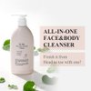 Dr. Bio Eco All-in-One Cleanser 250g Hydrating Gentle Face Cleanser & Body Wash Moisturizing for Dry to Oily Skin