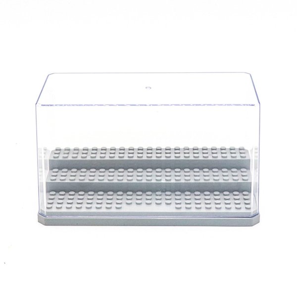 Acrylic Minifigure Display Case Stackable Action Figures Blocks Display Box, Clear Dustproof Display Case Box for Lego Lovers