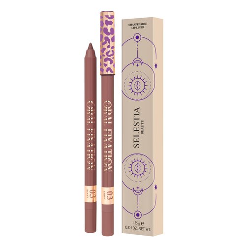 SELESTIA BEAUTY Lip Liner Oral Fixation - Women's Christmas Gifts - Long-lasting & Waterproof Lip Pencil Liner for Precision Application with Sharpenable Tip (KINKY)