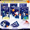 Winrayk Outer Space Party Favors Galaxy Birthday Supplies Invisible Ink Pen Notebook Glow in the Dark Tattoos Stamp Astronaut Keychain, Boy Kid Space Gifts Toys Space Themed Party Supplies Decorations