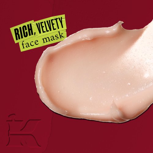 Kiehl's Ginger Leaf & Hibiscus Firming Overnight Face Mask, Anti-aging Facial Mask, Smooths and Firms Skin, Visibly Reduces Look of Fine Lines Over Time, for All Skin Types, Mature Skin - 3.4 fl oz