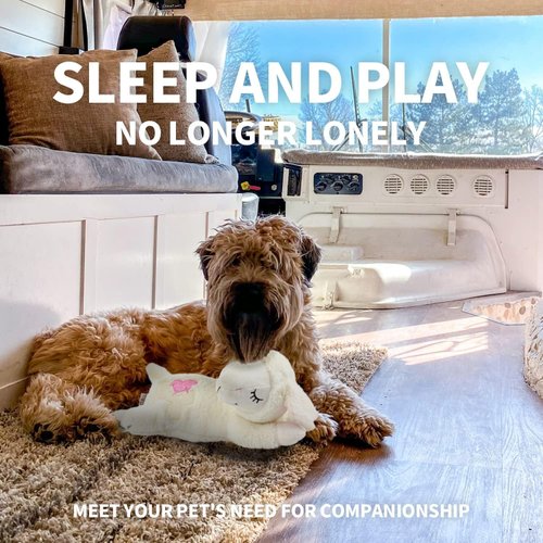 ALL FOR PAWS Heartbeat Dog Toy for Puppy - Dog Anxiety Relief & Behavioral Training | Puppy Heartbeat Stuffed Animal Plush Toy | Perfect for Dog Sleep Aid