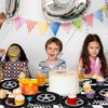PGSWEER 72pcs Cars Birthday Party Tableware Sets Wheels Track Plates Napkins Race Car Paper Plates Dinnerware For Boys Kids Baby Shower Decorations Severs 24 Guests