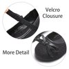 ESTINE Mary Jane Flats for Little Kids Toddler Baby Girls Glittery Dress Princess Ballet Shoes(12 Little Kid, A-Black)