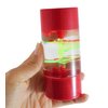 Curious Minds Busy Bags 2 Bubble Spiral Liquid Dripping Timer - Calm Down Jar - Soothing and Calming Motion - Liquid Timer Sensory Office Desk Toy - Visual Stimulation (Random Colors)