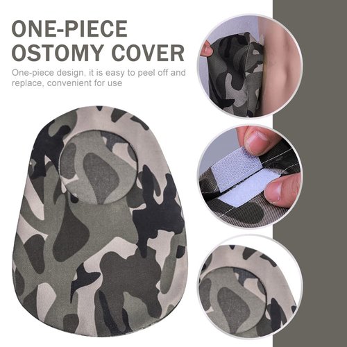 Healifty Polyester Ostomy Bag Shade Colostomy Pouch Protector Ostomy Bag Shading Cover for Patients Camouflage