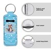 Baxinh Cute Otter Printed Lipstick Holder Keychain Lipstick Holder Clip-on Sleeve Pouch Chapstick Holder Keychain Lip Balm Keychain Holder Lip Balm Lipstick Lip Gloss Holder Keychain