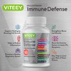 11 in 1 Immune Defense Support Supplement Booster with Vitamin C, Vitamin D3, Vitamin B6, Zinc, Elderberry, Echinacea, Turmeric, Rose-Hips, Selenium, BioPerine, Ginger, For Adults [60 Capsules-1 Pack]