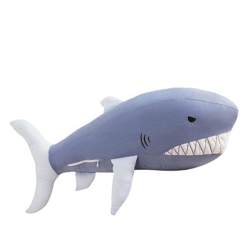 XIYUAN 23.6 inch Shark Stuffed Animal,Soft Shark Cushion Pillow Shark Plush Pillows,Cute Children’s Boys and Girls Room Decoration Bedtime Gift (Blue 23.6In)