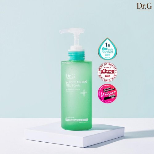 Dr.G pH Cleansing Gel Foam, 200ml - Gel Cleanser Face Wash, Gel Face Wash, Korean Skin Care Coreano, Korean Skincare, K Beauty Skincare, Kbeauty Skincare, Korean Beauty, Asian Skin Care Coreano